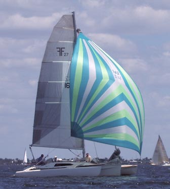 race sailboat