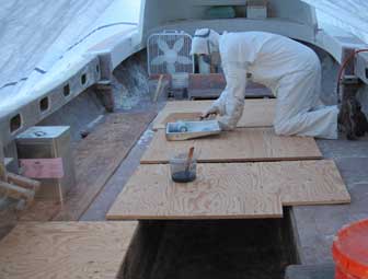 Coating Deck Undersides