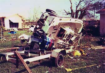 The Experimental Hydro Rocket after Hurricane Andrew