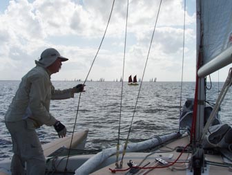 A January sailboat race in Florida