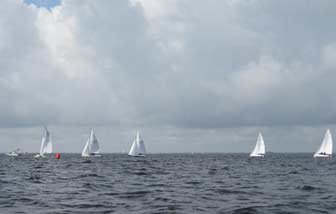 Scots at Upwind Mark